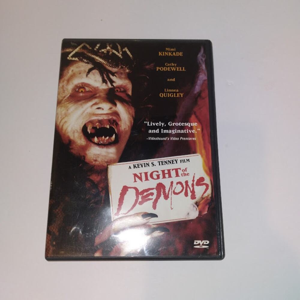 Night of the Demons (DVD 1988) Cathy Podewell Alvin Alexis Mint w/ insert